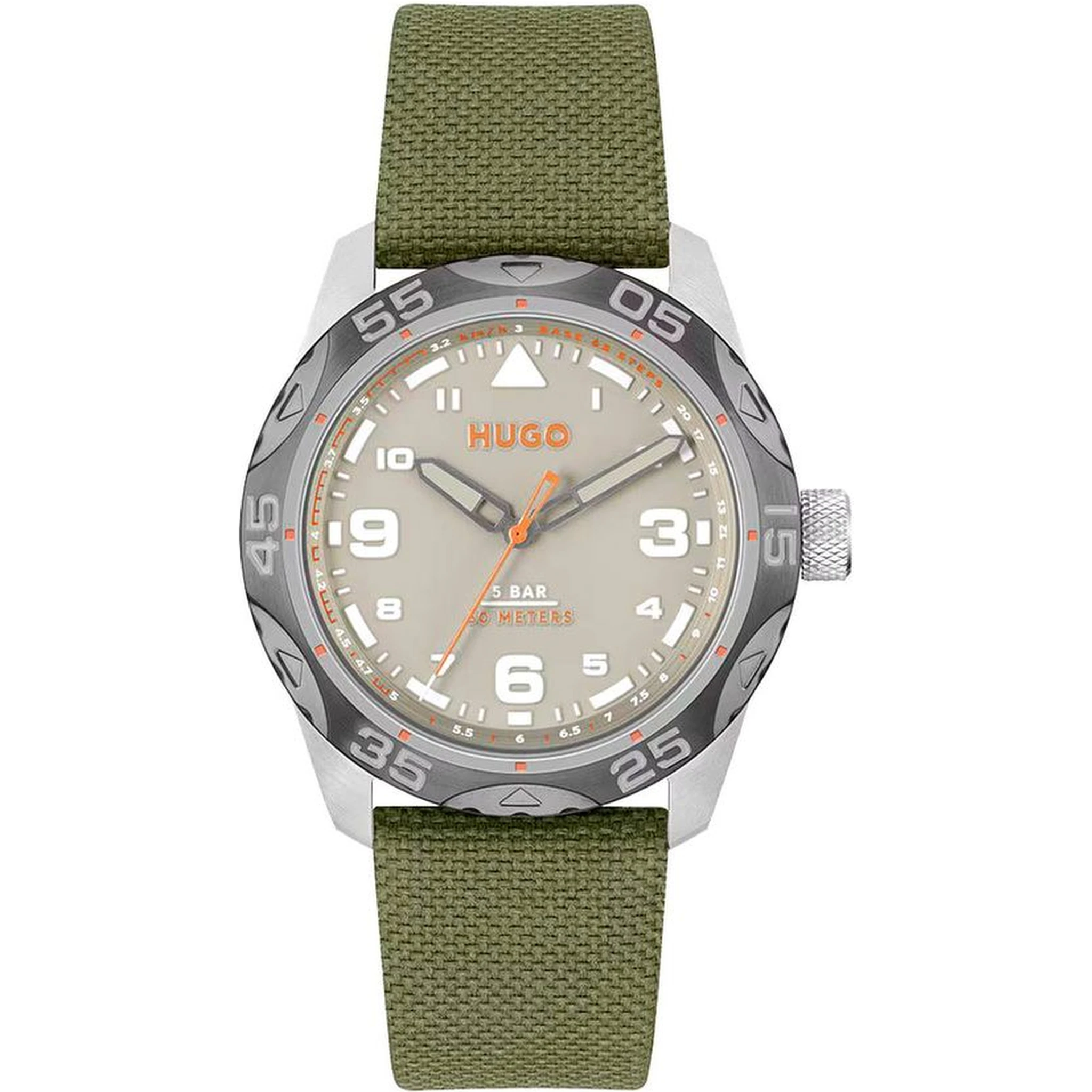 Bicolor Fabric Sport Watch