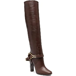 Brown Calfskin Ankle Boots
