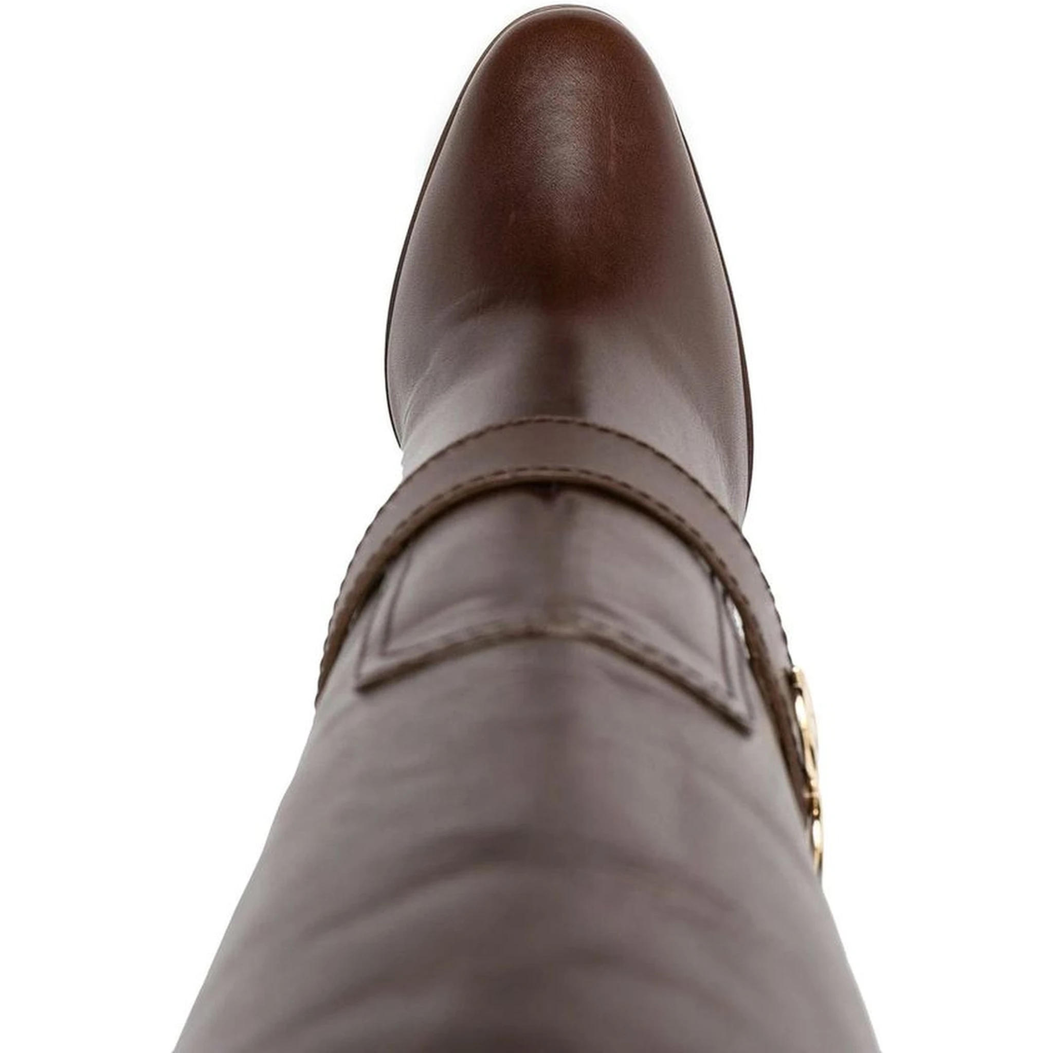 Brown Calfskin Ankle Boots