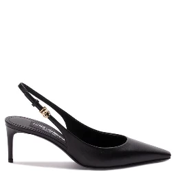 Black Calfskin Pumps