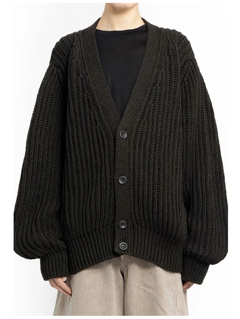 Brown Cotton Cardigan