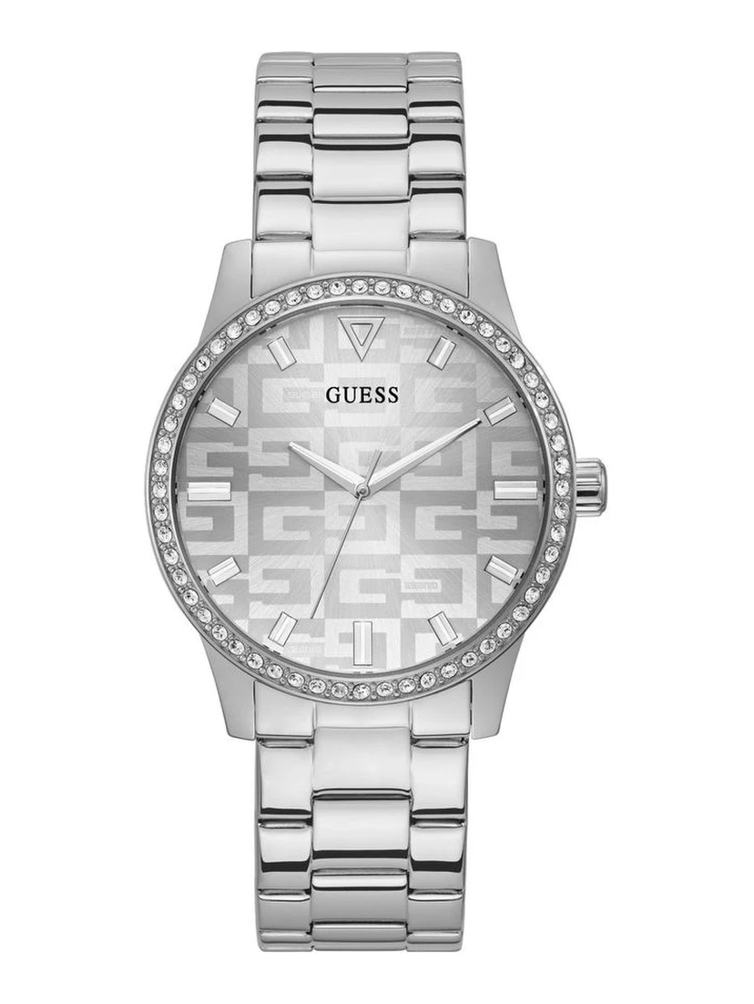Gray Stainless Steel Dress Watch