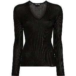 Black Polyamide Tank Tops