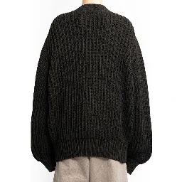 Brown Cotton Cardigan