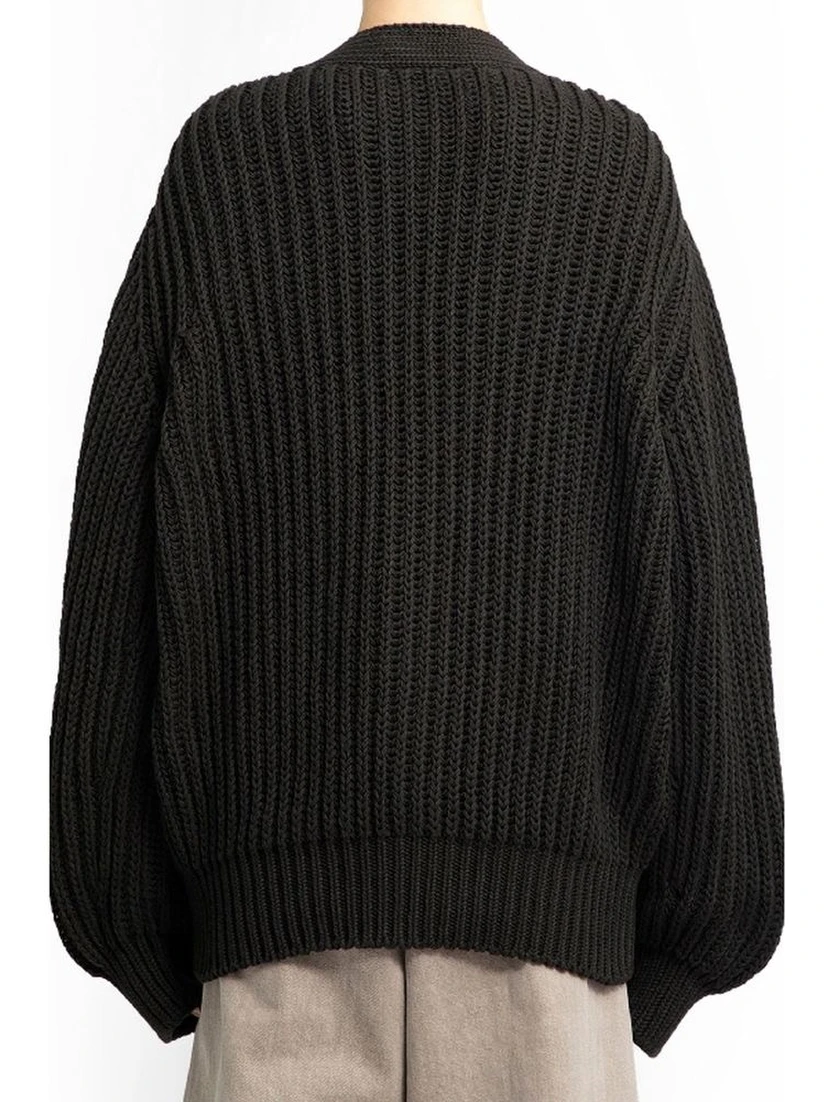 Brown Cotton Cardigan