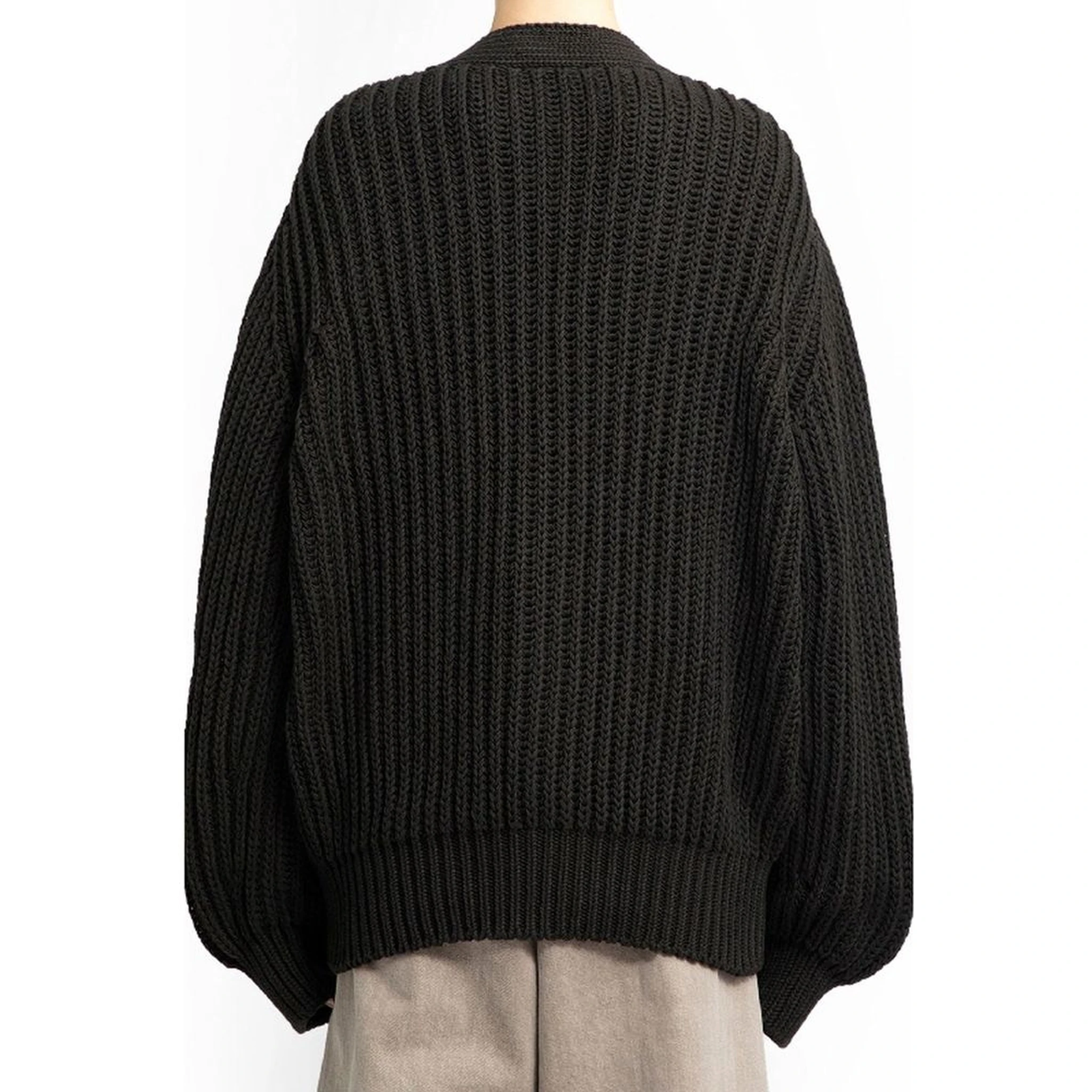 Brown Cotton Cardigan