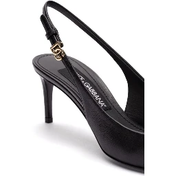 Black Calfskin Pumps