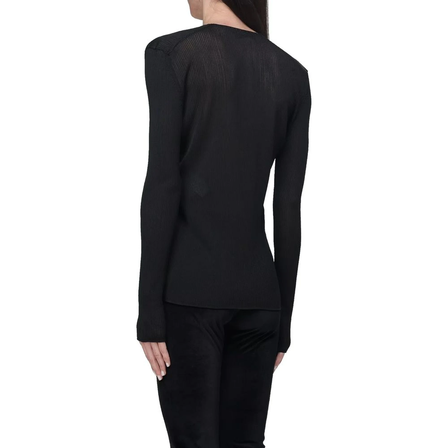 Black Polyamide Tank Tops