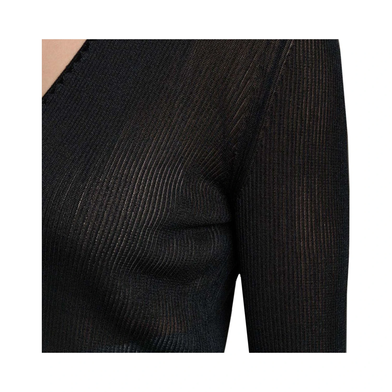 Black Polyamide Tank Tops