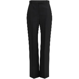 Black Cotton Dress Pants