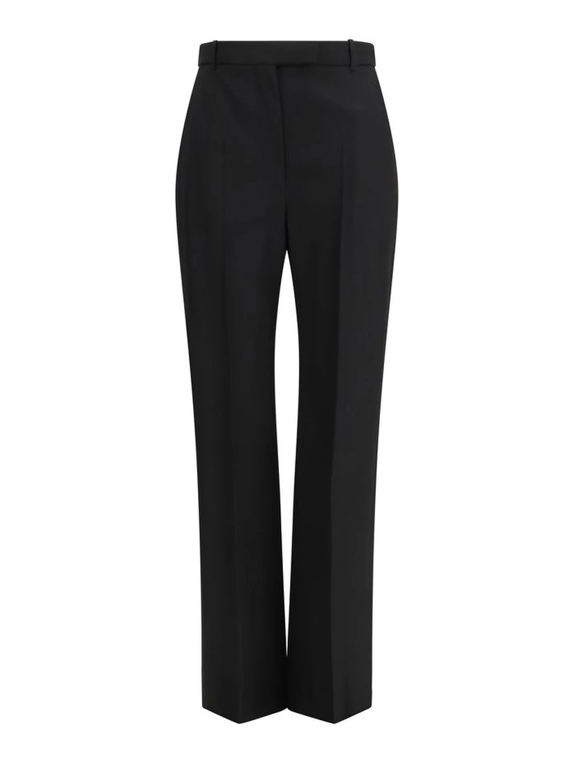 Black Cotton Dress Pants