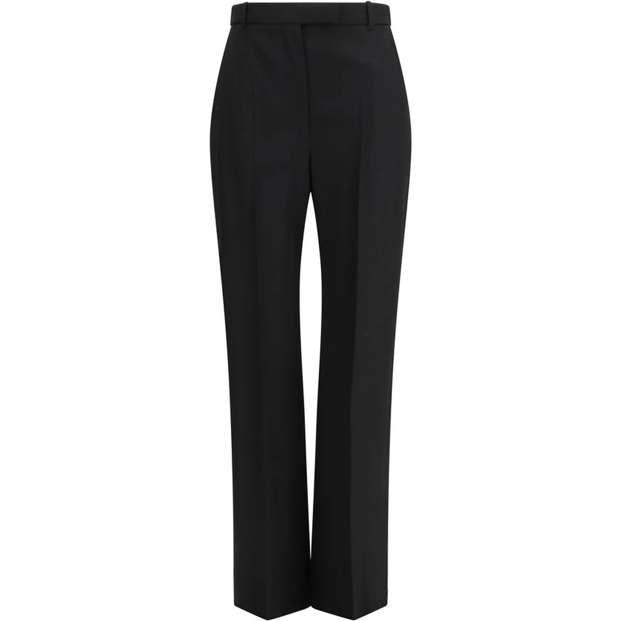 Black Cotton Dress Pants