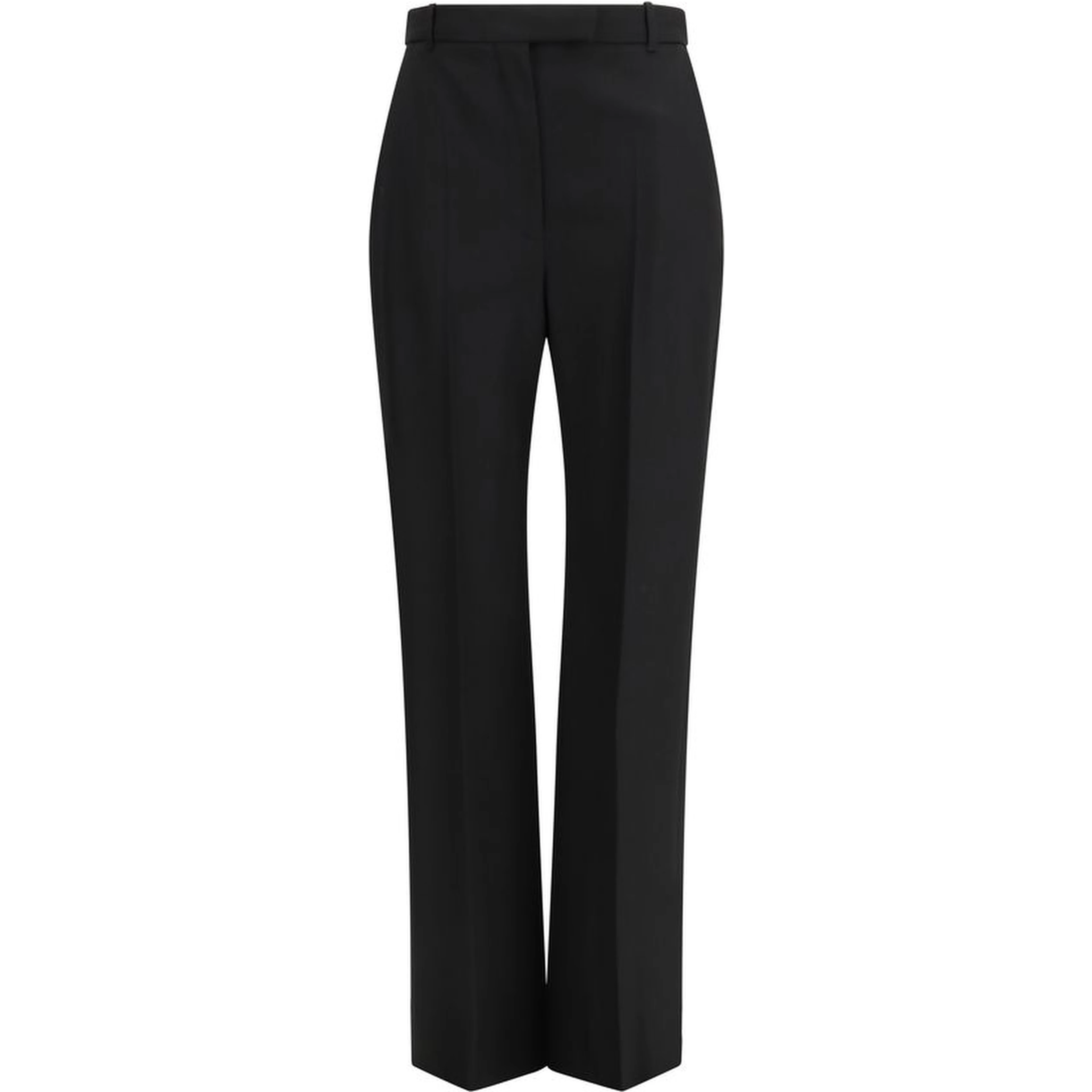 Black Cotton Dress Pants
