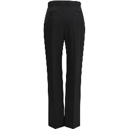 Black Cotton Dress Pants