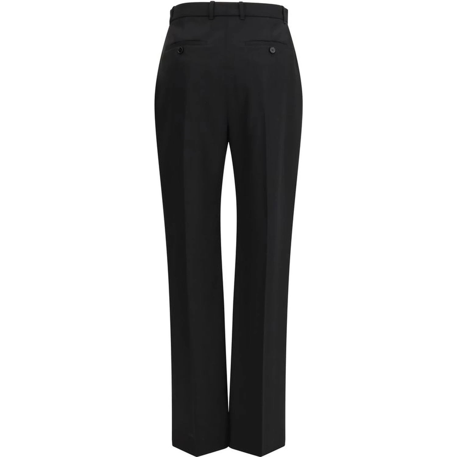Black Cotton Dress Pants