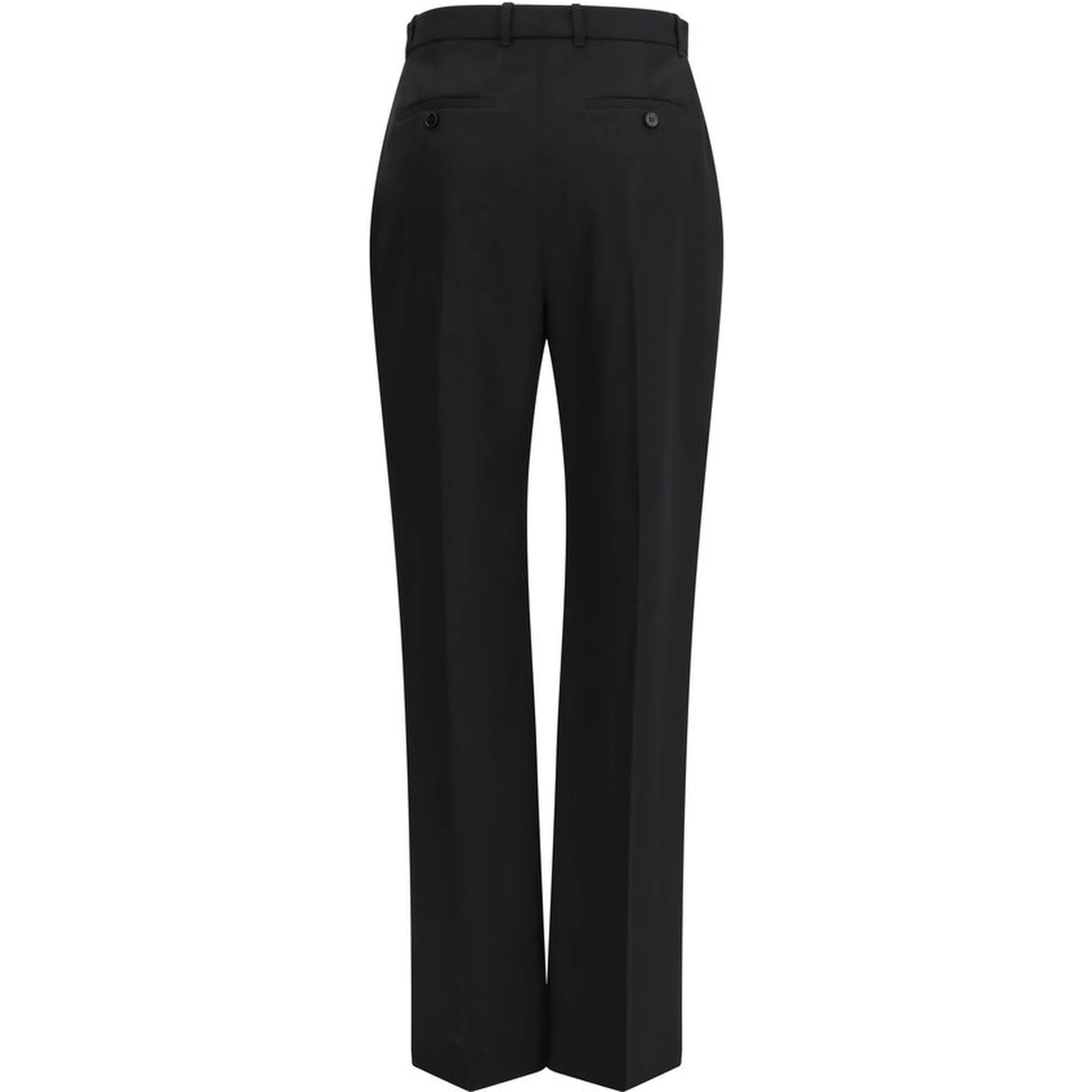 Black Cotton Dress Pants