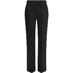 بنطال رسمي من الصوف الأسود