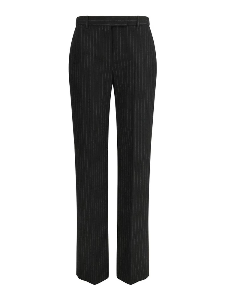 بنطال رسمي من الصوف الأسود