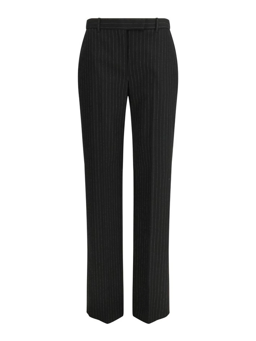 بنطال رسمي من الصوف الأسود