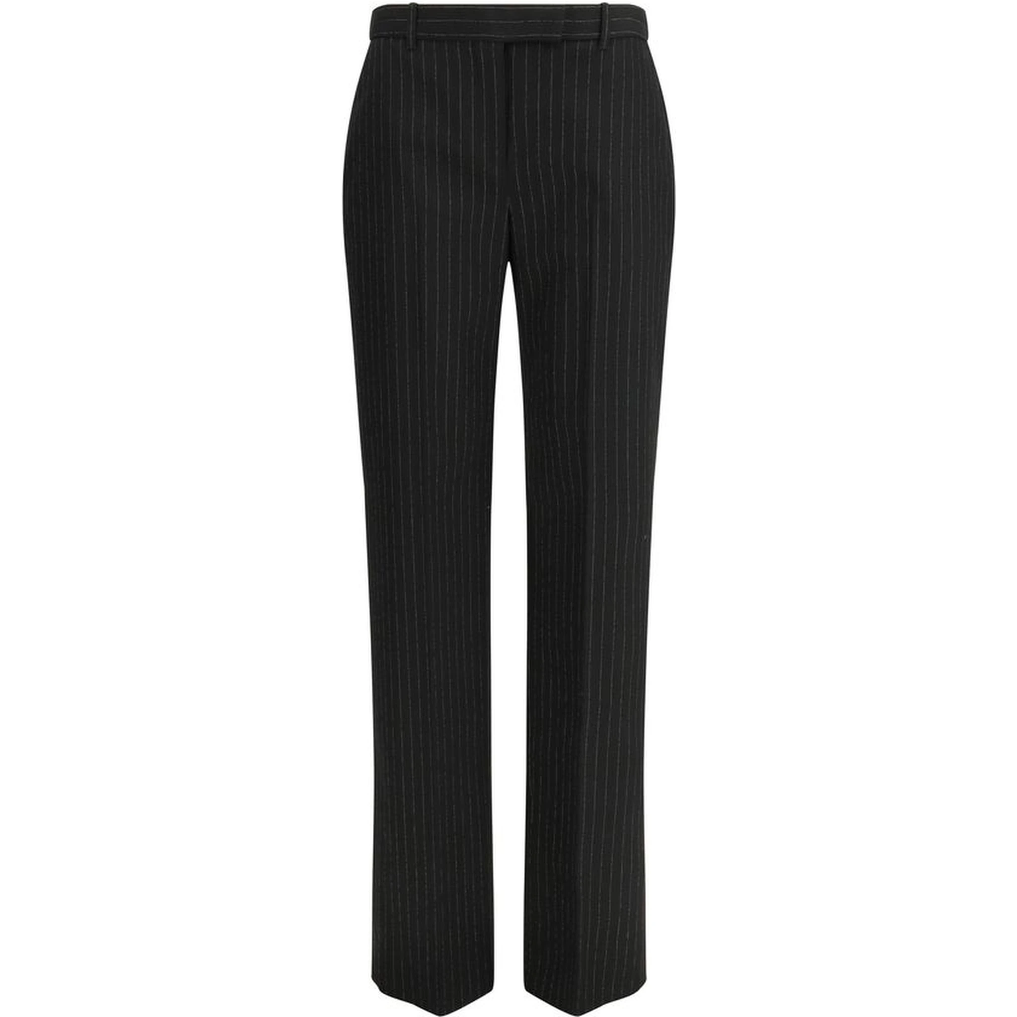 بنطال رسمي من الصوف الأسود