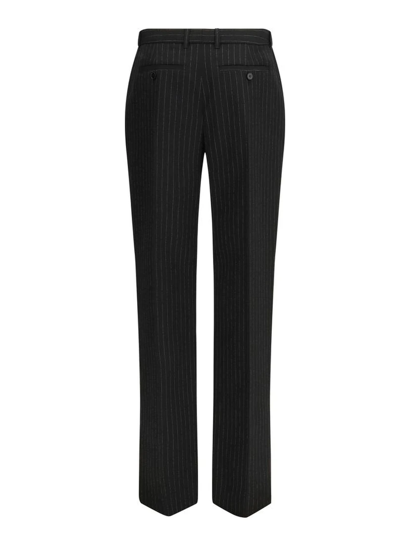 بنطال رسمي من الصوف الأسود