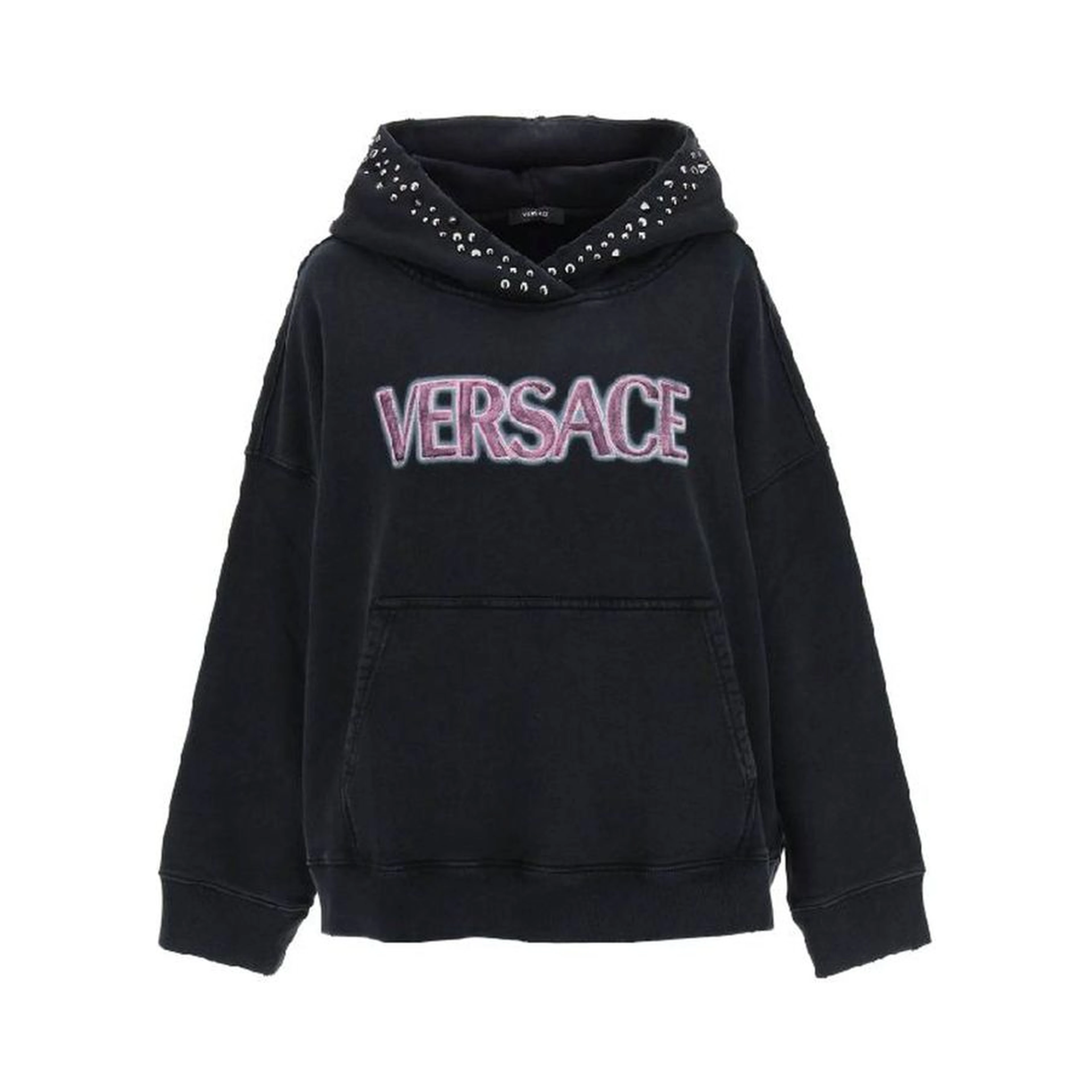 Black Cotton Sweatshirt