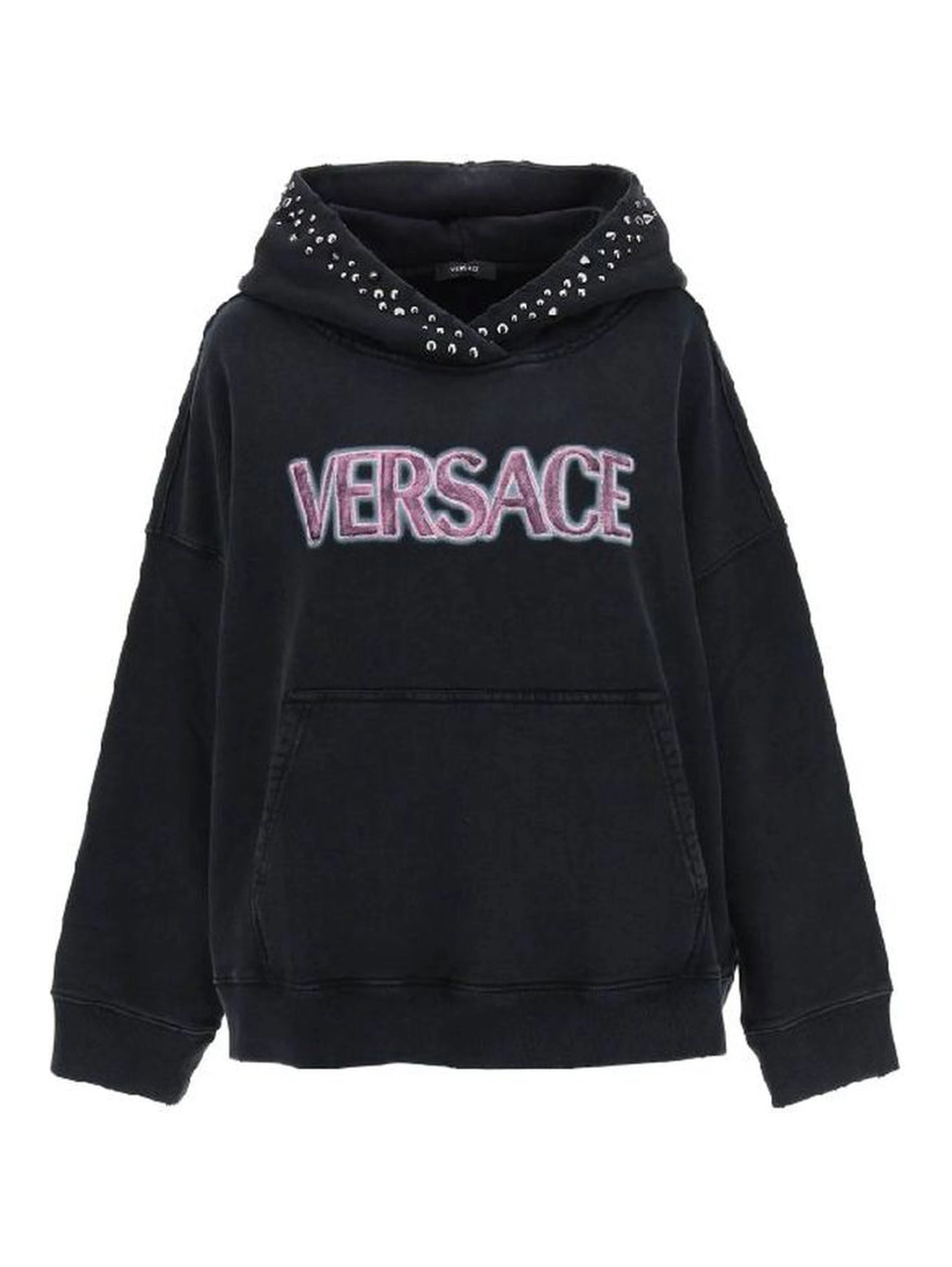 Black Cotton Sweatshirt