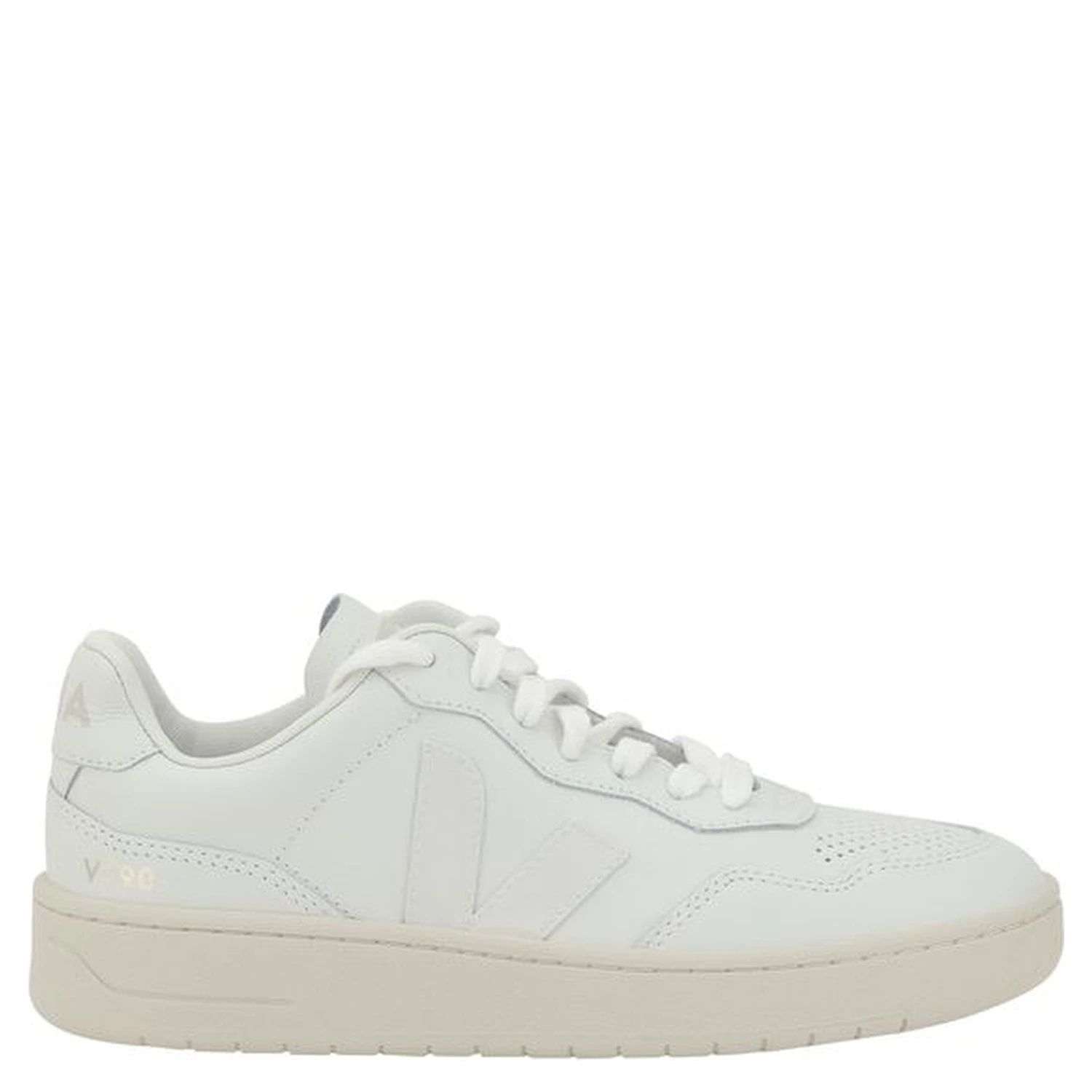 White Other Fibres Low Top Sneakers