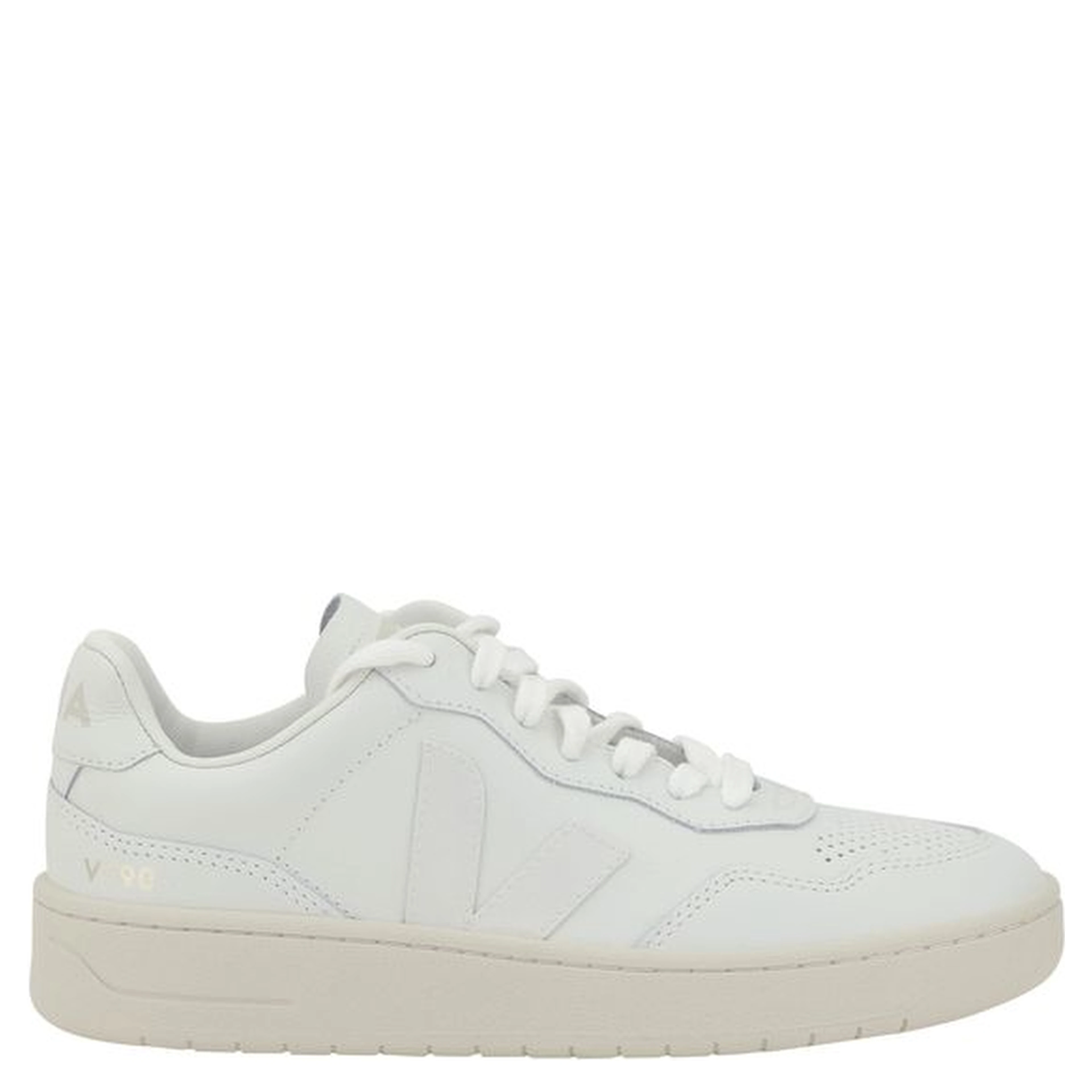 White Other Fibres Low Top Sneakers