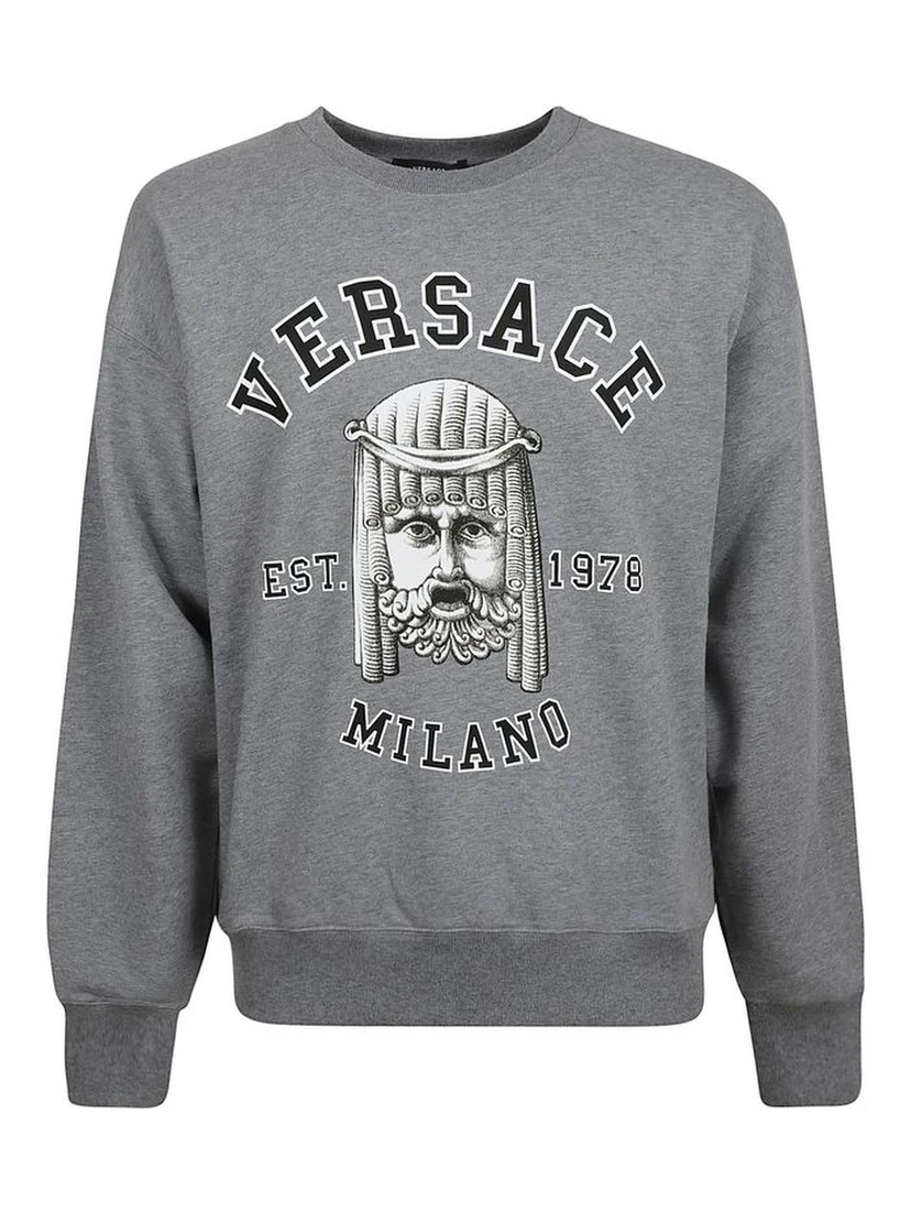 Gray Cotton Sweatshirt