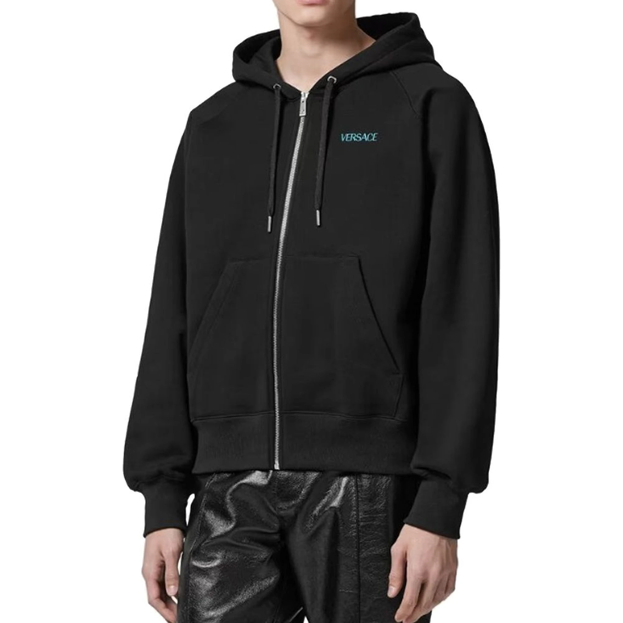 Black Cotton Sweatshirt