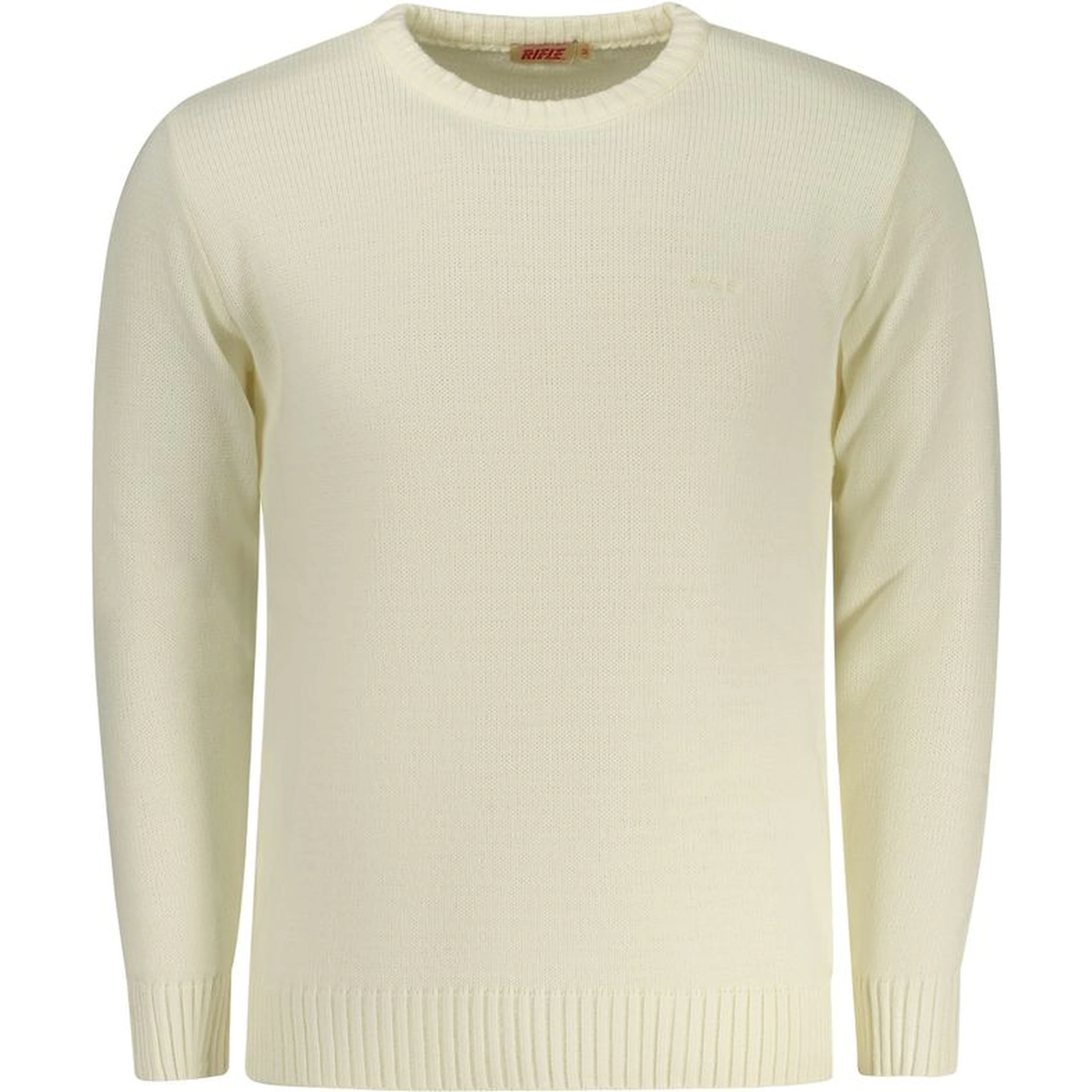 White Acrylic Men Sweater