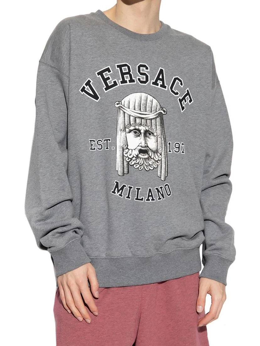 Gray Cotton Sweatshirt