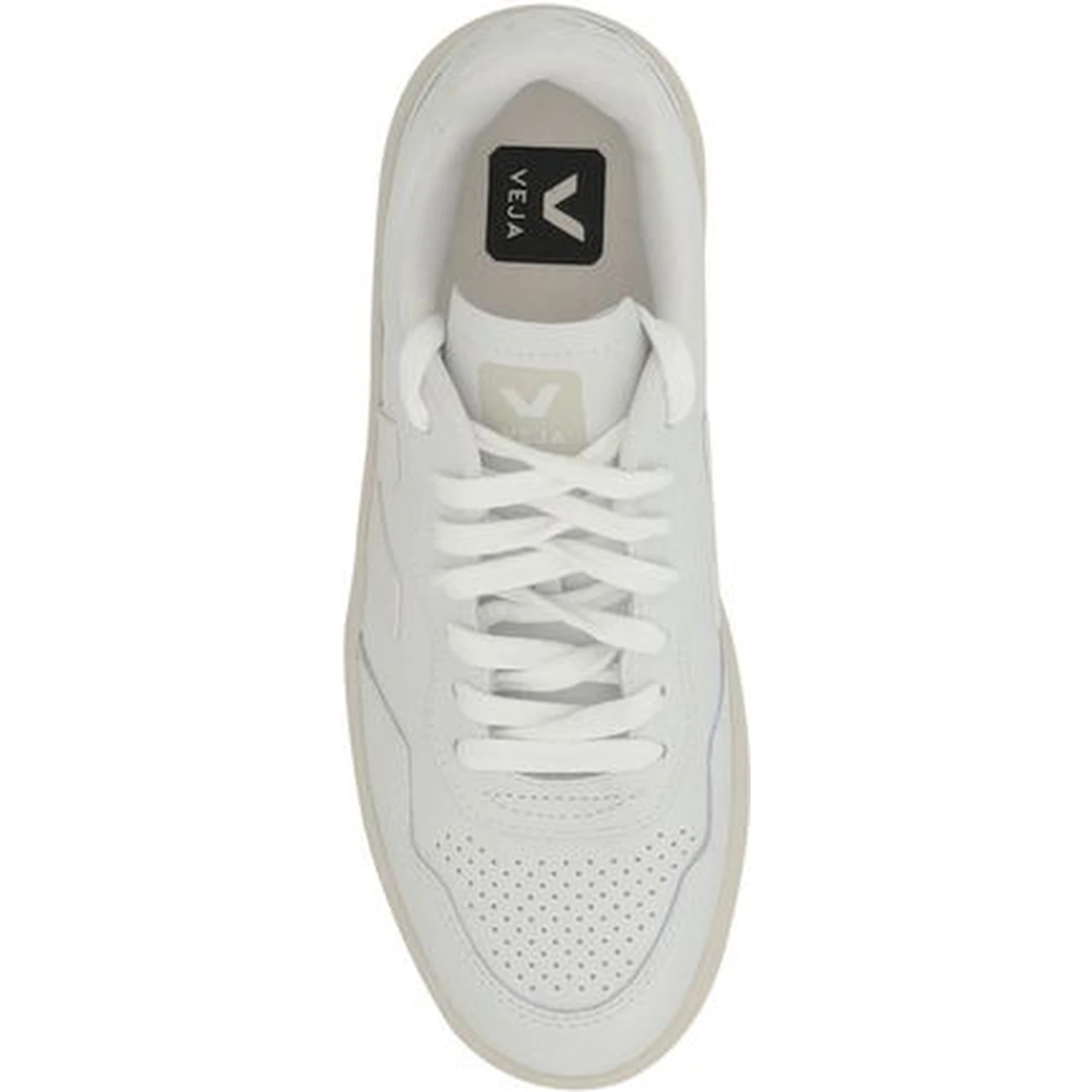 White Other Fibres Low Top Sneakers