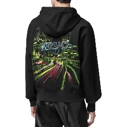Black Cotton Sweatshirt
