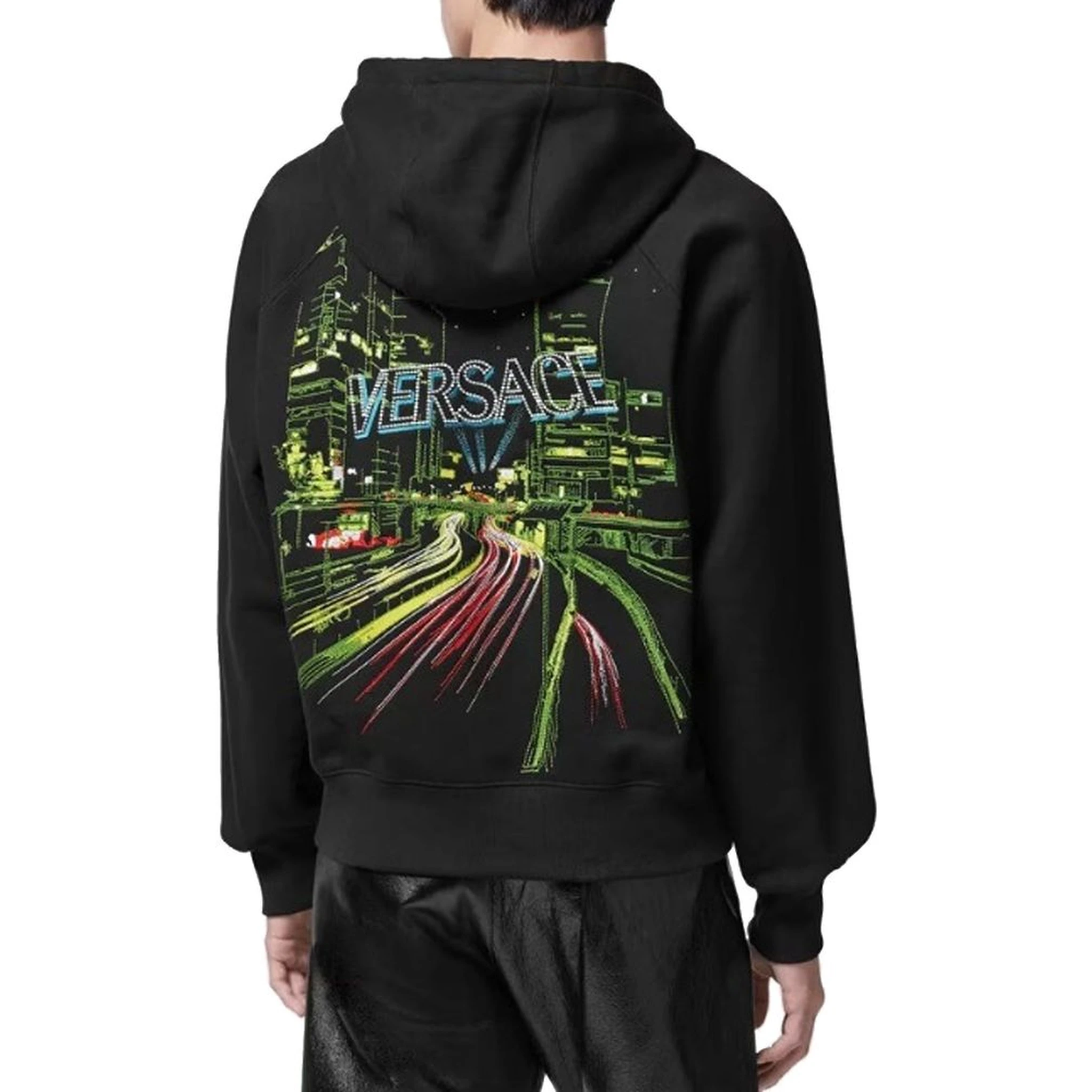Black Cotton Sweatshirt