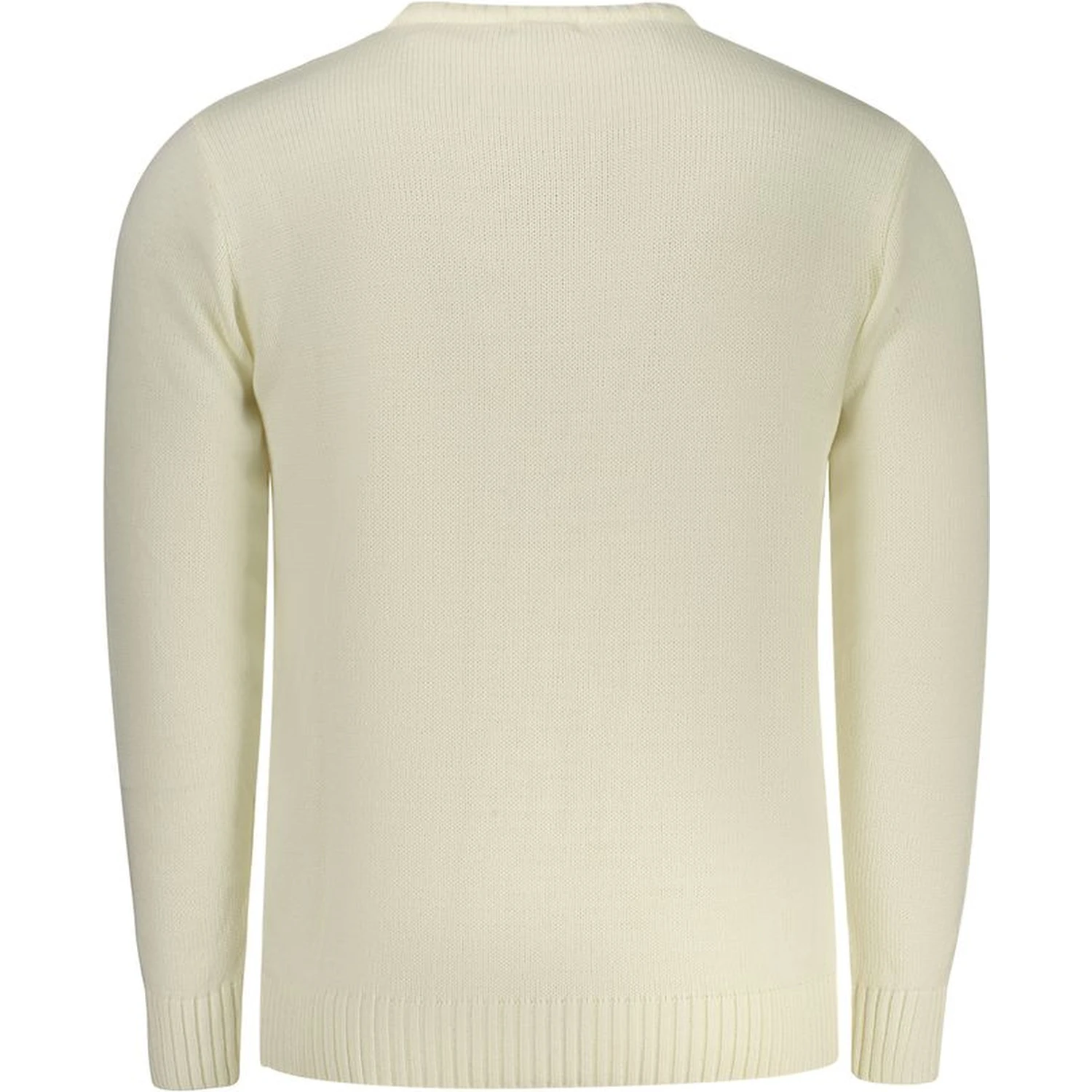 White Acrylic Men Sweater