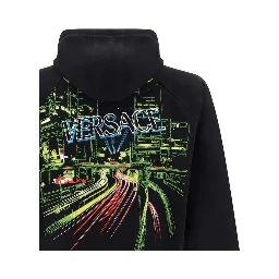 Black Cotton Sweatshirt