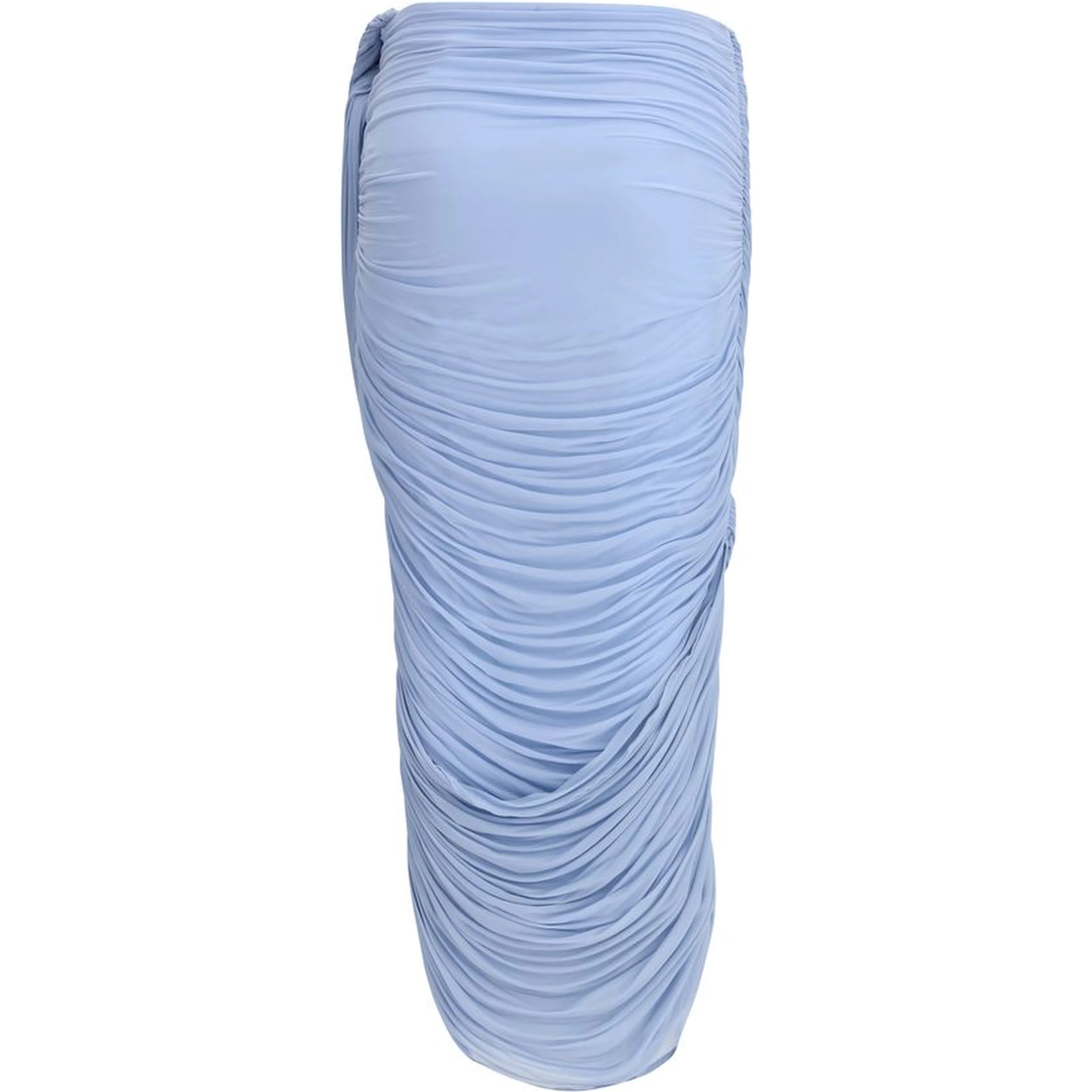 Light Blue Copper Midi Skirt