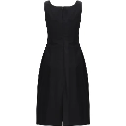 Black Cotton Casual Dress