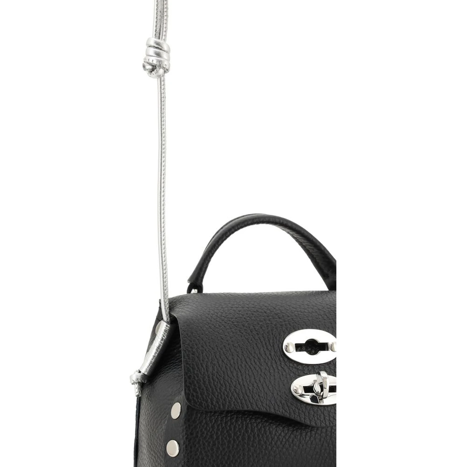 Black Calf Leather Bos Taurus Shoulder Bag