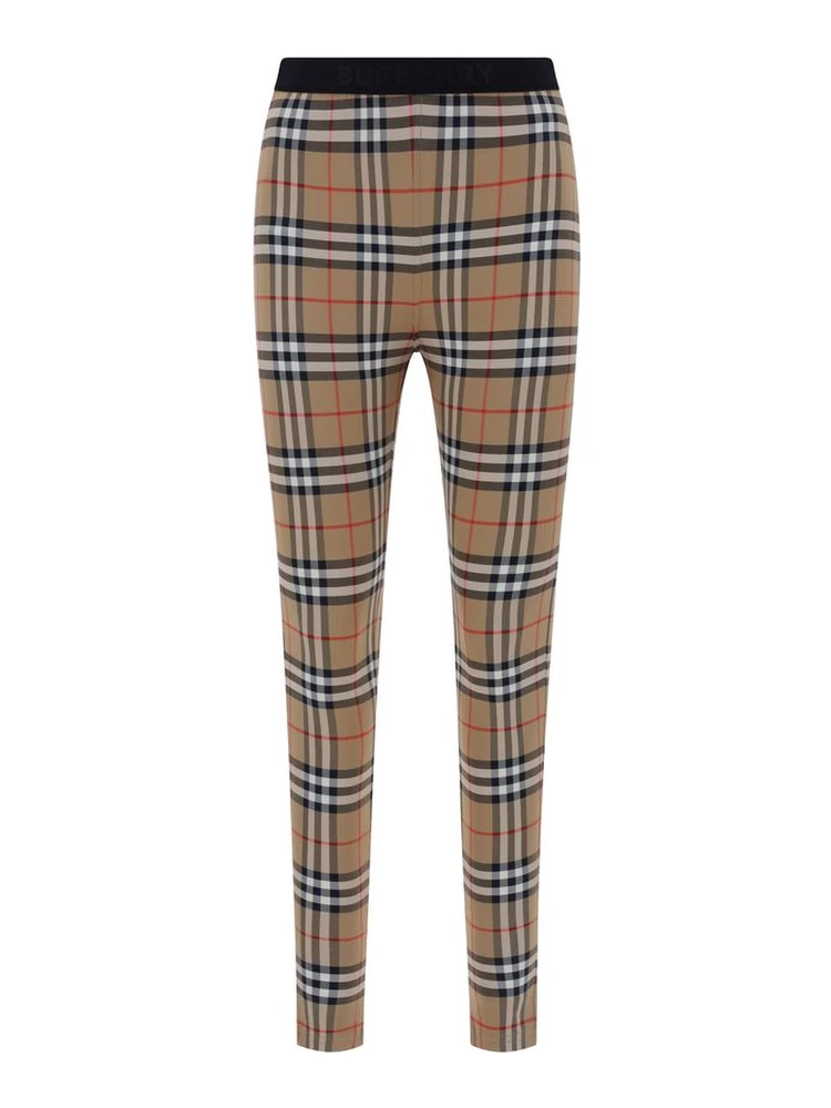 Brown Polyamide Leggings