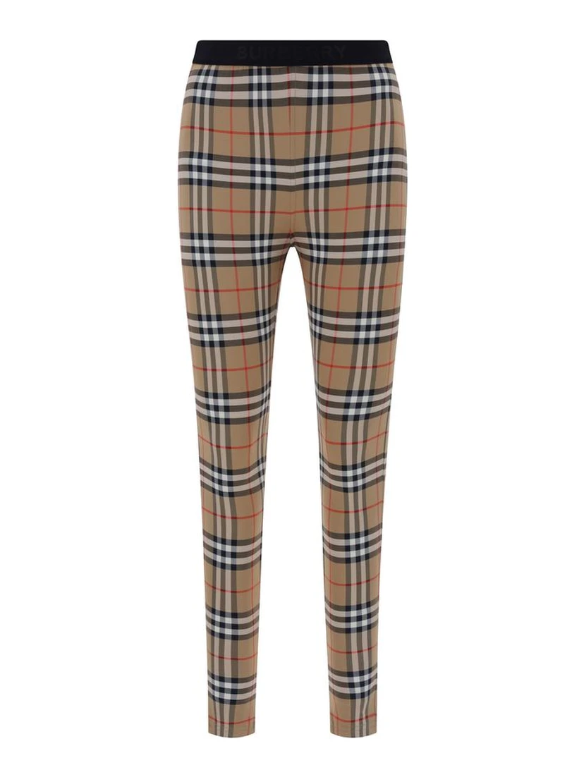 Brown Polyamide Leggings