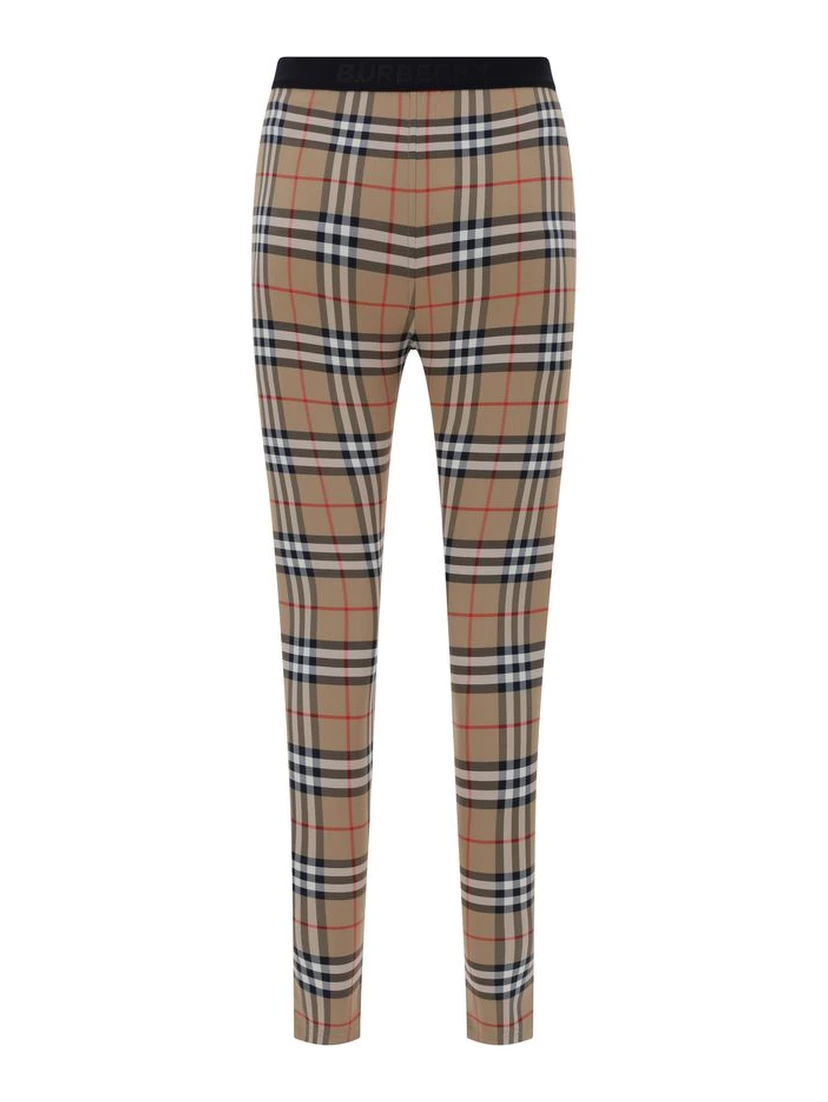 Brown Polyamide Leggings
