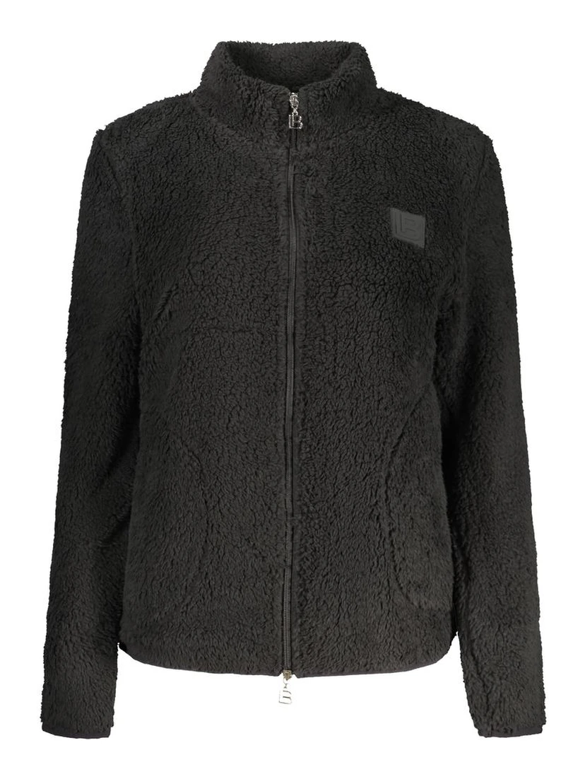 Black Polyester Sweatshirt