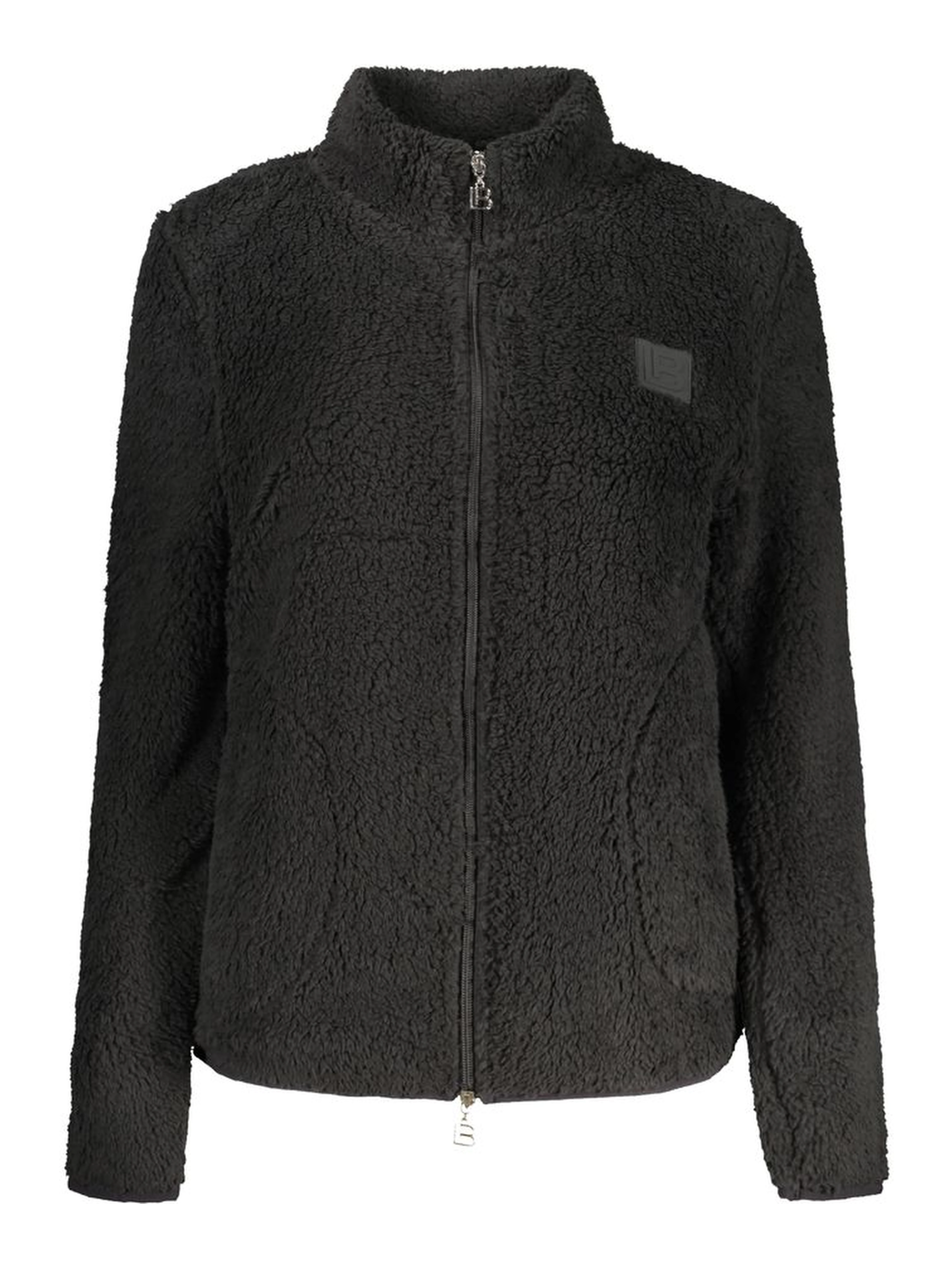 Black Polyester Sweatshirt
