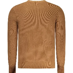 Brown Nylon Sweatshirt