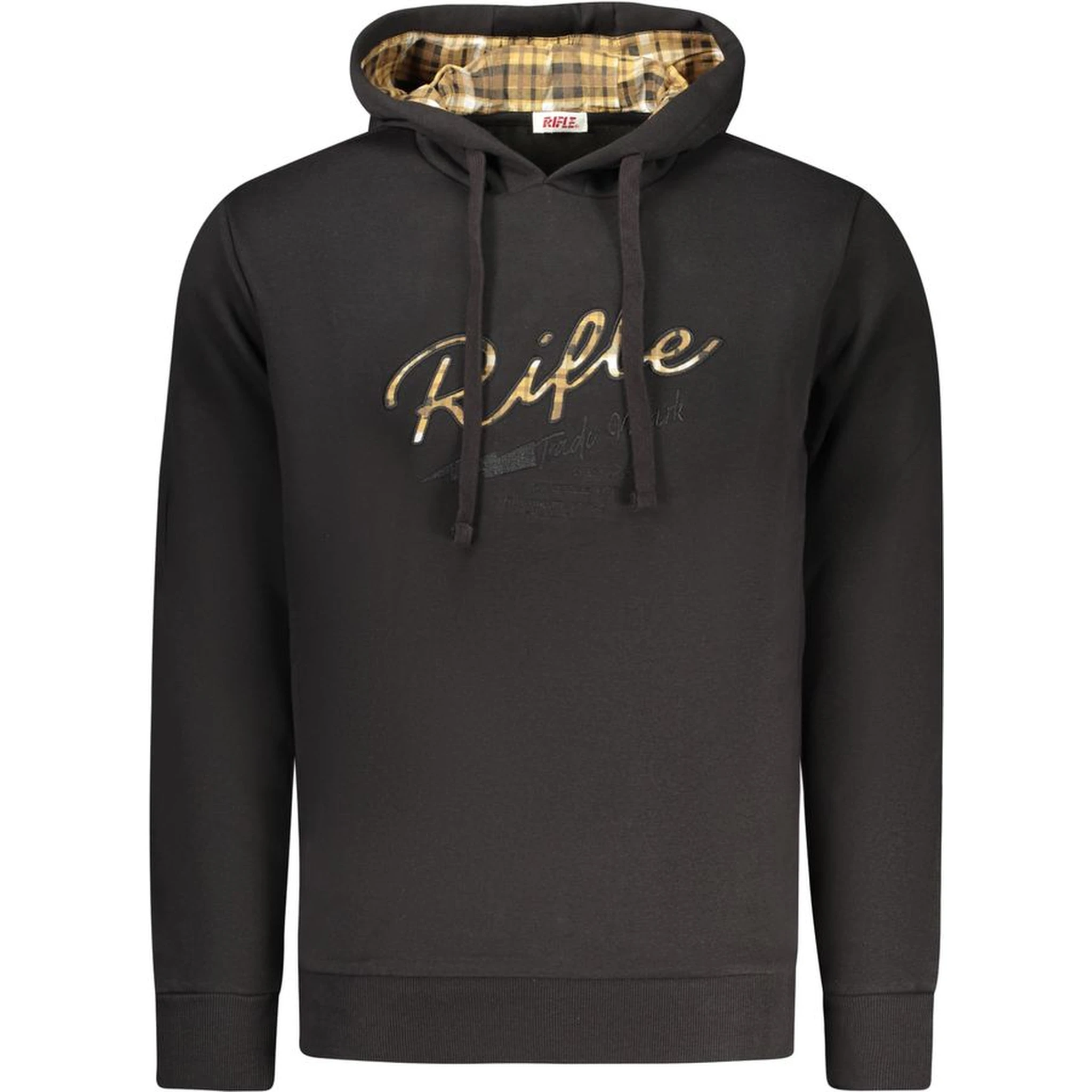 Black Cotton Men's Sweatshirt
