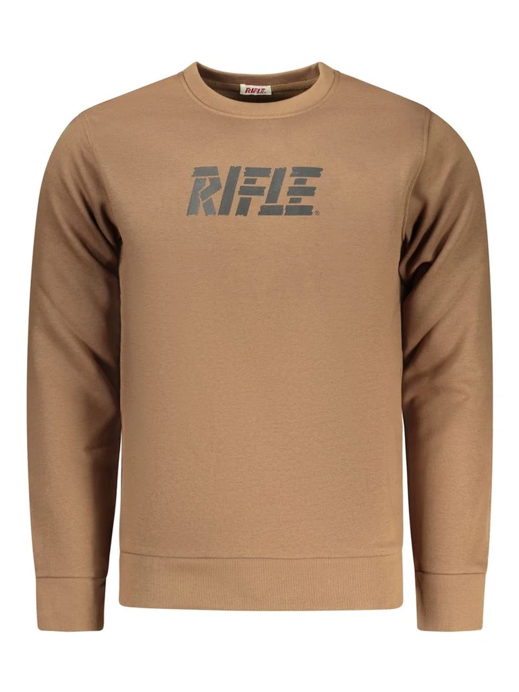 Marrone Cotton Men Sweatshirt