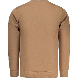 Marrone Cotton Men Sweatshirt